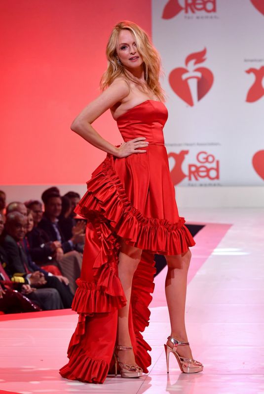 HEATHER GRAHAM at American Red Heart Association’s Go Red for Women Red Dress Collection in New York 02/05/2020