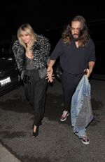 HEIDI KLUM and Tom Kaulitz Leaves Paris Hilton’s 39th Birthday Party in Los Angeles 02/21/2020