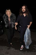 HEIDI KLUM and Tom Kaulitz Leaves Paris Hilton’s 39th Birthday Party in Los Angeles 02/21/2020