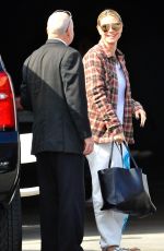 HEIDI KLUM Arrives at a Photoshoot in Hollywood 02/28/2020