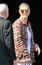 HEIDI KLUM Arrives at a Photoshoot in Hollywood 02/28/2020