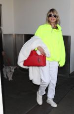 HEIDI KLUM at Los Angeles International Airport 02/07/2020