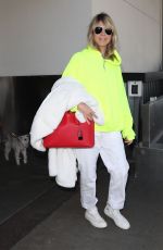 HEIDI KLUM at Los Angeles International Airport 02/07/2020