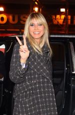HEIDI KLUM Night Out in New York 02/06/2020
