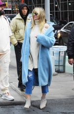 HEIDI KLUM Out and About in New York 02/04/2020