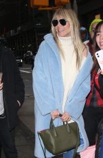 HEIDI KLUM Out and About in New York 02/04/2020