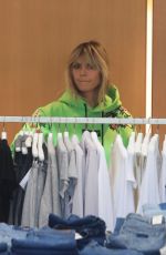 HEIDI KLUM Out Shopping in Los Angeles 02/01/2020