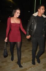HELEN FLANAGAN Arrives at Menagerie Restaurant in Manchester 01/25/2020