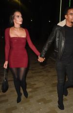 HELEN FLANAGAN Arrives at Menagerie Restaurant in Manchester 01/25/2020
