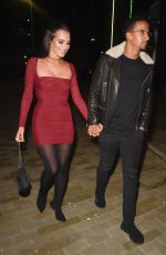 HELEN FLANAGAN Arrives at Menagerie Restaurant in Manchester 01/25/2020