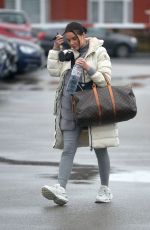 HELEN FLANAGAN Arrives at Preston FC Stadium 02/23/2020