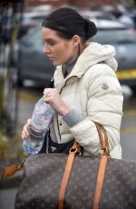 HELEN FLANAGAN Arrives at Preston FC Stadium 02/23/2020