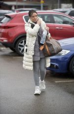 HELEN FLANAGAN Arrives at Preston FC Stadium 02/23/2020