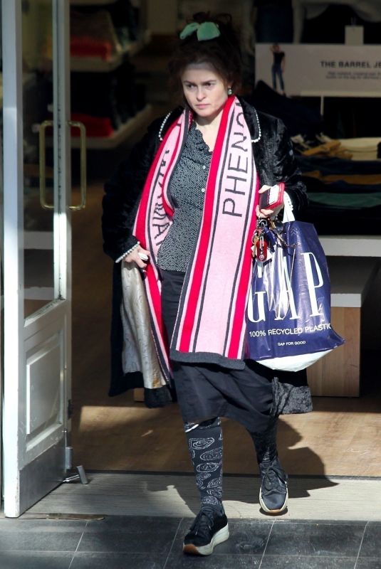 HELENA BONHAM CARTER Out in London 02/27/2020
