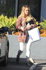 HILARY DUFF Buys Red Wine in Beverly Hills 02/14/2020