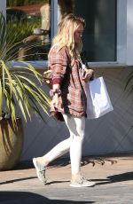 HILARY DUFF Buys Red Wine in Beverly Hills 02/14/2020