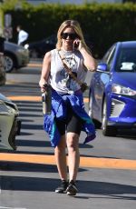 HILARY DUFF Heading to a Gym in Studio City 02/11/2020