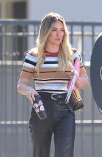 HILARY DUFF Heading to a Meeting in Los Angeles 02/06/2020