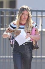 HILARY DUFF Heading to a Meeting in Los Angeles 02/06/2020