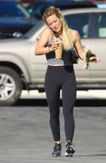 HILARY DUFF Leaves Pilates Workout in Sherman Oaks 02/16/2020