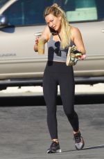 HILARY DUFF Leaves Pilates Workout in Sherman Oaks 02/16/2020