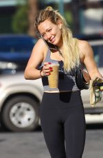 HILARY DUFF Leaves Pilates Workout in Sherman Oaks 02/16/2020