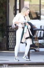 HILARY DUFF Out and About in Los Angeles 02/07/2020