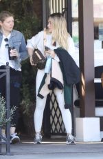 HILARY DUFF Out and About in Los Angeles 02/07/2020