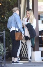 HILARY DUFF Out and About in Los Angeles 02/07/2020