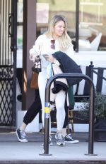 HILARY DUFF Out and About in Los Angeles 02/07/2020