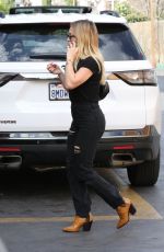 HILARY DUFF Out and About in Los Angeles 02/21/2020