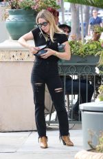 HILARY DUFF Out and About in Los Angeles 02/21/2020