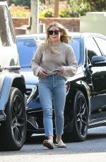 HILARY DUFF Out in Beverly Hills 02/13/2020