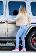 HILARY DUFF Out Shopping in Studio City 02/23/2020