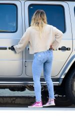 HILARY DUFF Out Shopping in Studio City 02/23/2020