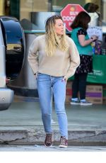 HILARY DUFF Out Shopping in Studio City 02/23/2020