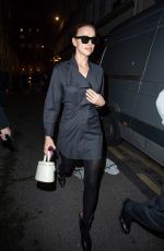 iIRINA SHAYK Leaves Isabel Marant Fashion Show in Paris 02/27/2020