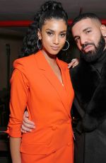 IMAAN HAMMAM at Frame x Imaan Dinner at New York Fashion Week 02/07/2020