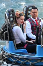 IRELAND BALDWIN and Corey Harper Out at Disneyland 02/25/2020