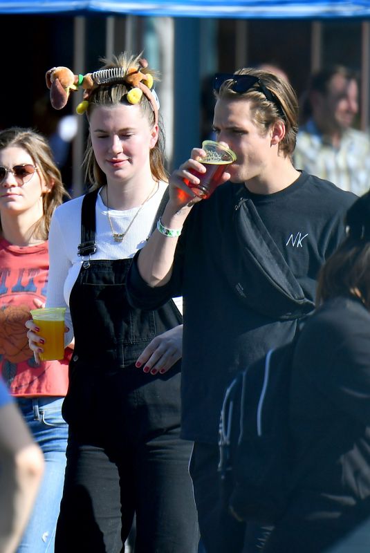 IRELAND BALDWIN and Corey Harper Out at Disneyland 02/25/2020