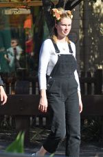 IRELAND BALDWIN and Corey Harper Out at Disneyland 02/25/2020