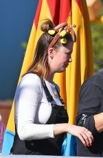 IRELAND BALDWIN and Corey Harper Out at Disneyland 02/25/2020