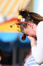 IRELAND BALDWIN and Corey Harper Out at Disneyland 02/25/2020