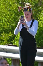 IRELAND BALDWIN and Corey Harper Out at Disneyland 02/25/2020