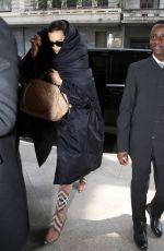 IRINA SHAYK Arrives at Her Hotel in Milan 02/23/2020