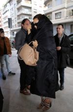 IRINA SHAYK Arrives at Her Hotel in Milan 02/23/2020