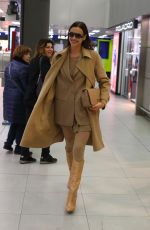 IRINA SHAYK at Airport in Milan 02/19/2020