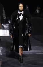 IRINA SHAYK at Burberry Autumn/Winter 2020 Show at London Fashion Week 02/17/2020