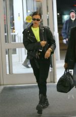 IRINA SHAYK at JFK Airport in New York 02/15/2020