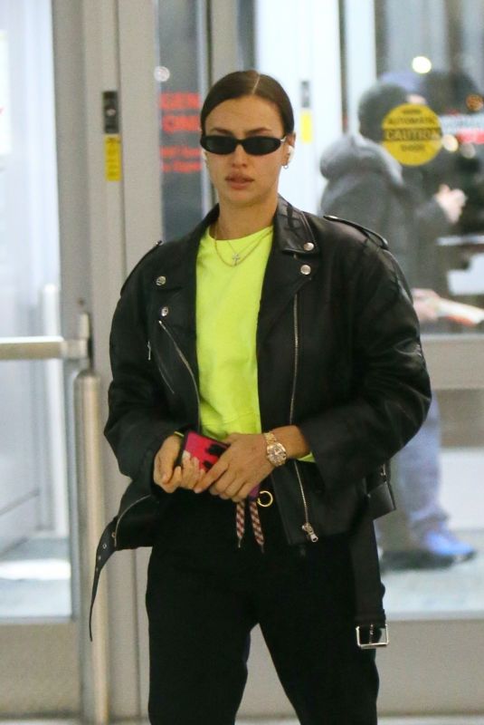 IRINA SHAYK at JFK Airport in New York 02/15/2020